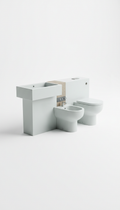 Suite bagno integrata in ceramica